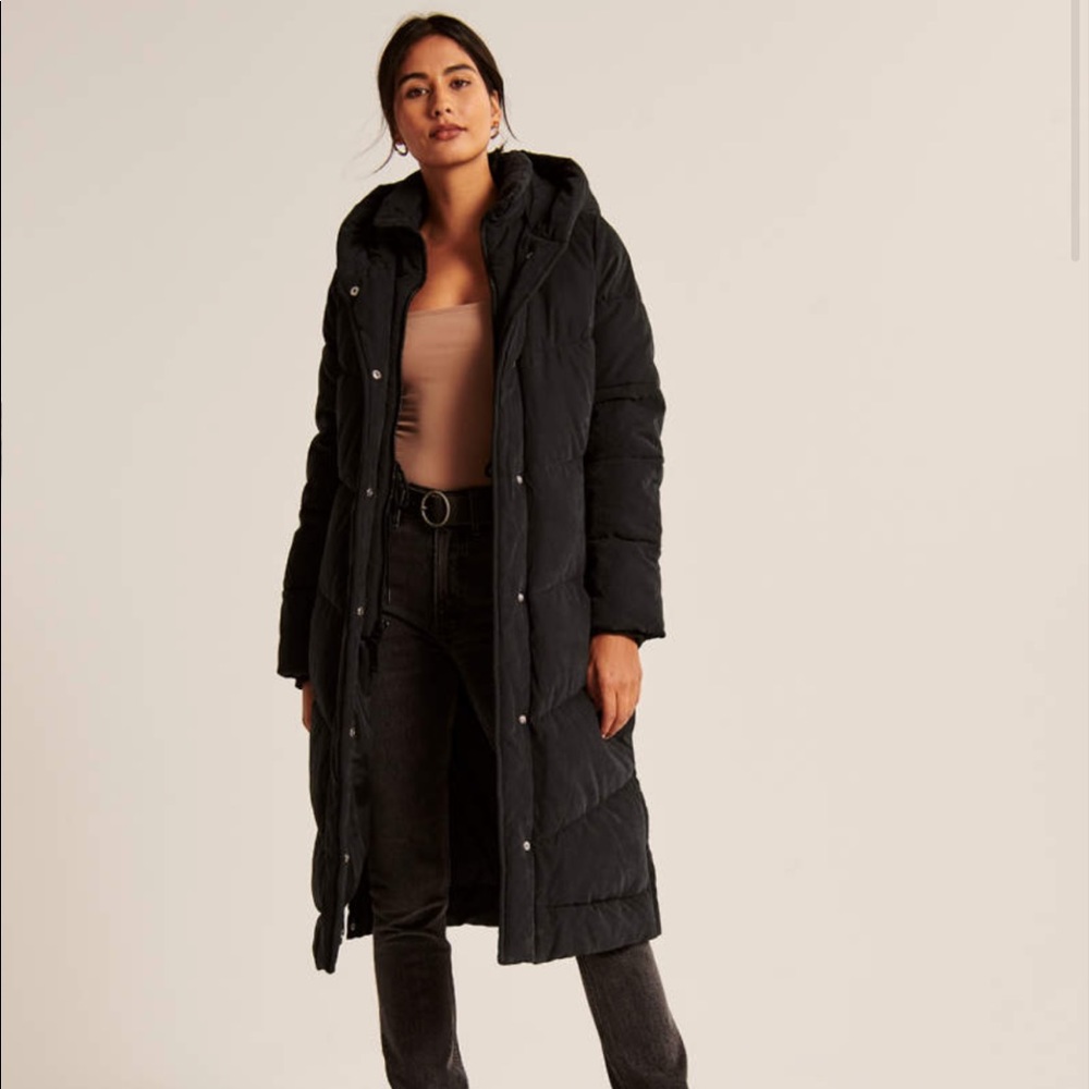 Abercrombie and Fitch Ultra Long Puffer Jacket